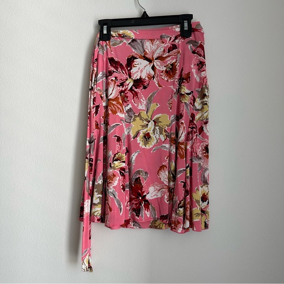 NWT Pink Floral Blumarine Skirt